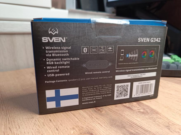 
                            Обзор двух новых моделей компактных колонок SVEN G345 и SVEN G342 с поддержкой Bluetooth-подключения
            
            
            
                    