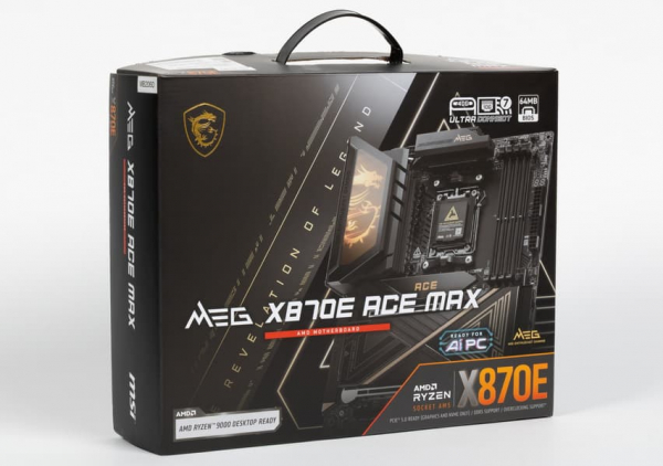 Обзор флагманской материнской платы MSI MEG X870E Ace Max на чипсете AMD X870E Обзор флагманской материнской платы MSI MEG X870E Ace Max на чипсете AMD X870E