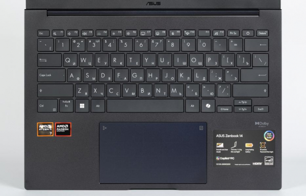 Обзор делового ноутбука Asus Zenbook UM3406GA на базе AMD Ryzen AI 7 445