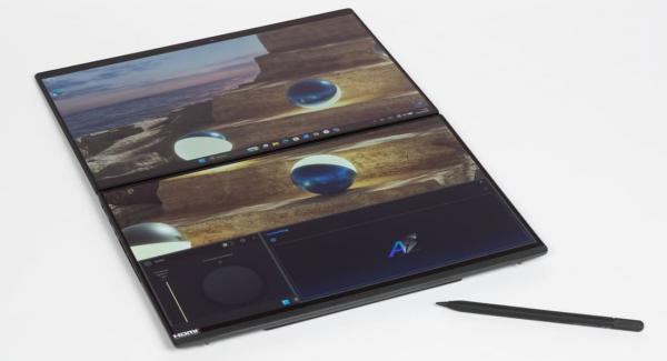 Обзор ноутбука Asus Zenbook Duo UX8407AA с двумя OLED-экранами