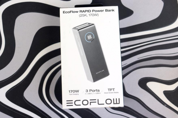 Обзор внешнего аккумулятора EcoFlow RAPID 25K (EF-HB-002): 170 Вт, PD 3.1 и информативный TFT-дисплей