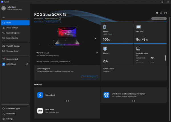 Обзор игрового ноутбука Asus ROG Strix Scar G835LWG с Intel Core Ultra 9 290HX и Nvidia GeForce RTX 5080 Laptop Обзор игрового ноутбука Asus ROG Strix Scar G835LWG с Intel Core Ultra 9 290HX и Nvidia GeForce RTX 5080 Laptop